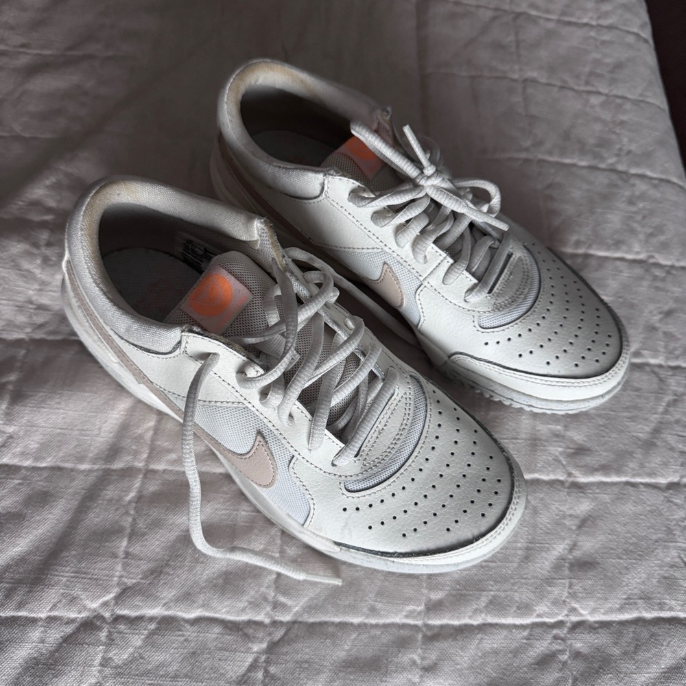 Nike Cream and White Sneakers